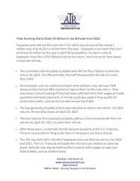 For example, if you made £10,000 a year in rental income. Calameo 2013 Tax Refunds About To Expire Advance Tax Relief