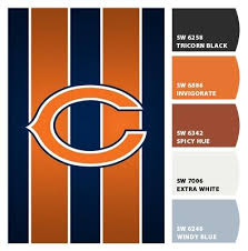 I Just Spotted The Perfect Colors Chicago Bears Colors Chicago Bears Room Bear Decor