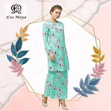 A wide variety of green baju kurung options are available to you, such as supply type, clothing type, and technics. Era Maya Seafoam Pastel Mint Green Floral Outline Baju Kurung Moden 2021 Lazada
