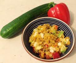 Kalt Warmer Quinoa Salat Rezept Rezepte Quinoa Salat Einfache Gerichte