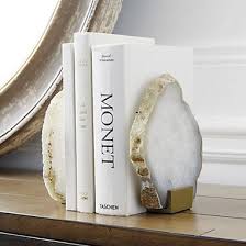 Agate Bookends Set Of 2 In 2020 Agate Bookends Unique Bookends Bookends