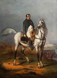 Bonaparte visits the plague stricken in jaffa (french: Unknown Signed Oil Painting Detailed 1845 Napoleon Bonaparte On His White Horse Morengo At 1stdibs