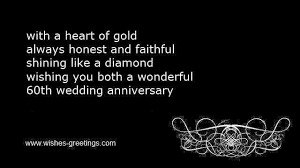 60th Wedding Anniversary Wishes Or Diamond Marriage Greetings 60 Wedding Anniversary Wedding Anniversary Wishes Anniversary Congratulations