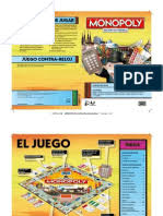 1 tablero, 22 casas, 60 tarjetas, 4 peones, 1 unidad de banca electrónica, 2 dados e instrucciones del juego. Reglas Monopoly Edicion Electronica Subasta Bancos