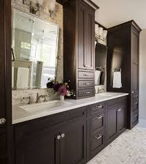 Dark Wood Cabinets White Quartz Countertop White Countertops Dark Cabinets Dark Wood Cabinets Dark Wood Kitchens