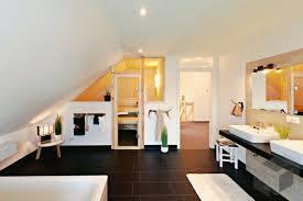 Bad Mit Sauna Aus Dem Haus Engelsby Von Danhaus Alle Infos Zum Haus Mit Einem Klick Auf Das Bild Erhalten Fertighau Danhaus Stil Badezimmer Fertighauser