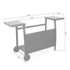 Transformez votre coin plancha en cuisine d'extérieure mobile grâce à la desserte signature allure. Mode De Vie Sain