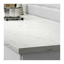 Ekbacken Worktop White Marble Effect Laminate 246x2 8 Cm Ikea Replacing Kitchen Countertops Kitchen Countertop Materials Kitchen Countertops