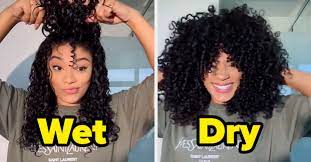 Find a sock you dont care about. Natural Hair Wet Vs Dry Transformations On Tiktok