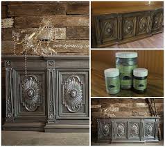 Pewter Platinum And Black Pearl Metallic Paints By Modern Masters On A Glam Metallic Painted Furniture Painted Furniture Outdoor Furniture Makeover