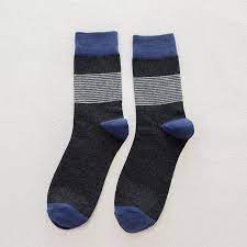 Best Selling Striped Cotton Dress Men Crew Socks Happy Socks Men Mens Striped Socks Mens Dress Socks