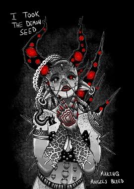 Demon Seed' Poster, picture, metal print, paint by UmbralLunacy | Displate