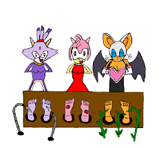 Happy reunion by nattikay on deviantart. Blaze Amy Rouge Tickled Color By Wantwon On Deviantart