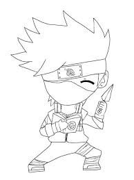 Download printable kakashi coloring page. Kakashi Hatake Coloring Pages Printable Coloring Pages