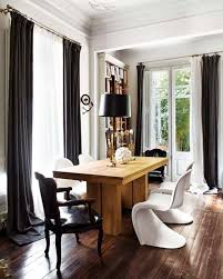Black And White Drapes Bedroom Tuscany Linen Black With Images House Interior Interior Grey And White Curtains