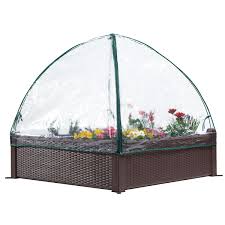 Check spelling or type a new query. Ogrow 39 Square Raised Garden Bed Wicker Design With Premium Canopy Cover Walmart Canada