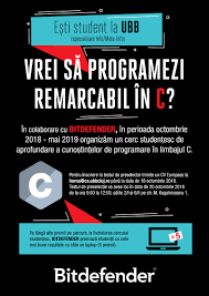 Etapele concursului de admitere 2020 anunțarea rezultatelor intermediare. Vino La Cercul De Programe In C Organizat Cu Sprijinul Bitdefender Facultatea De MatematicÄ Èi InformaticÄ