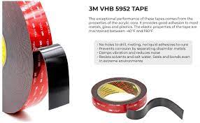 How to remove 3m tape without damaging surfaces. Canopus 3m Double Sided Adhesive Tape Extra Strong 3m Vhb 5952 19 Mm X 3 M Waterproof 3m Mounting Tape High Performance Adhesive Tape For Home Decor Automotive Number Plate Holder For Cars