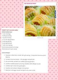 Tart Gulung Pineapple Tart Biscuit Recipe Cookie Recipes
