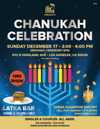 Exploring the simcha of chanukah. Chanuka Party The Chai Center