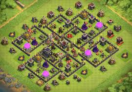 After upgrading town hall up to level 9, its color changes to gray and dark blue for the first time ever, and you have access to 10 additional buildings! Top 4 Base Trophy Th 9 Cocmonvistar