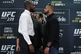 Jones gets the win(?) and has to be. Ufc 239 How To Watch Jones Vs Santos Card On Pay Per View Espn