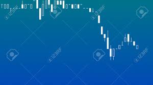 Display Of Stock Market Quotes Business Graph Candlestick Chart