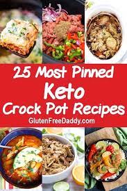 Here Are 25 Of The Best Crock Pot Keto Recipes They Have All Been Pinned More Than 50 000 Times On Pint Keto Crockpot Recipes Keto Recipes Easy Keto Meal Prep