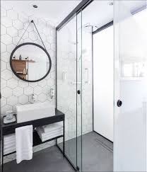 Black And White Bathroom Shower Ideas Pin By Sincerely Marie Designs On Gastebad Bathroom Inspiration Bathrooms Remodel Modern Bathroom Design