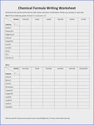 Chemical Formula Writing Worksheet Answers Encouraged For You To The Web Site In This Particular Time We Ll Provide You With In Relation To Chemical Formula