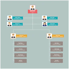 A Hierarchy Organization Structure To Illustrate A Project