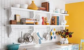 ديكورات رفوف للحائط لتزيين المطبخ و جعله أكثر إتساعا فلسطين اليوم