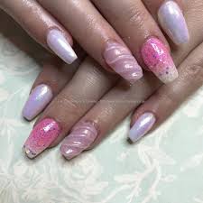 Dev Guy Photos Taken Between 5 November 2016 And 1 September 2017 So, all of the square acrylic nails are painted during a soft and pink light shade.