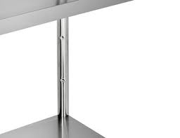 The impact of shelving on food safety. Stainless Steel Shelf 1 8 X 0 5 M With 4 Shelves Adjustable Incl 4 Wheels