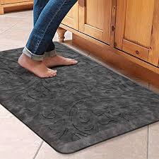 Designed for stain and moisture resistant. Kmat Kitchen Mat Cushioned Anti Fatigue Floor Mat Waterproof Non Slip Standing Mat Ergonomic Comfort Floor Mat Rug For Home Office Sink Laundry Desk 20 W X 30 L Grey Buy Online In Guam At Guam Desertcart Com Productid 175203654