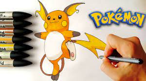 ♥ How To Draw Raichu From Pokemon | Drawing Tutorial - Youtube