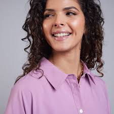 Bonnie Short Sleeve Shirt Dress Pink