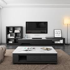 17 modern minimalist coffee table reviews. Marble Tv Cabinet Coffee Table Combination Set Modern Minimalist Small Apartment Nordic Telescopic Tv Cabinet Combination Wall Zoppah Com Zoppah Online