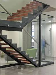 Stairs design & construction a stair is a system of steps by which people and objects may pass from one level of a building to another. a stair is to be designed to span a large vertical distance by dividing it into. Staircase Steel Frame Wooden Treads Stairs Architecture Architecture Stairs