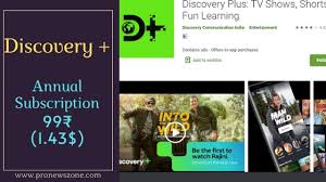 Get your favorite discovery channel shows find bonus content on all things science, technology, nature, and more. Discovery Plus Annual Subscription Price In India Pro News Zone