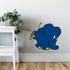 Das wandtattoo ist auch gegen einen geringen. Wandtattoo Elefant 06 Der Blaue Elefant Als Wandtattoo Von K L Wall Art Wall Art De