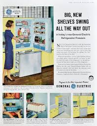 This item is in the category home & garden\kitchen industrial shelving unit tall vintage bookcase rustic metal hooks retro storage. 1959 General Electric Refrigerator Freezer Ad Retro 50s Etsy Refrigerator Freezer Yellow Kitchen Decor General Electric Refrigerator