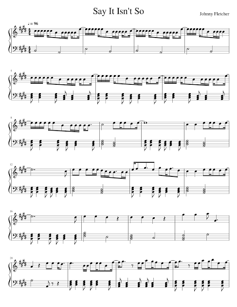 Say It Isn't So Sheet Music for Piano (Solo) | MuseScore.com