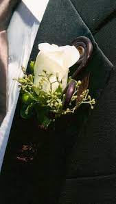Pin By Jevel Wedding Planning Jen On Boutonnieres Jevel Wedding Planning White Roses Wedding Rose Boutonniere White Boutonniere