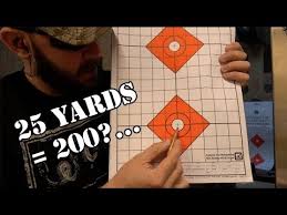 25 yards 200 yards how to sight your rifle indoors for the outdoors