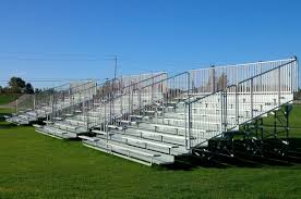 Seats may be assigned unique names or numbers and can be organized into larger groups. Forum Athletic Products Inc Aluminum Bleachers Fixed Seating Outdoor Seating