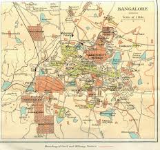 Search and share any place. File Bangalore1924 Map Gif Wikipedia The Free Encyclopedia Bangalore City Vintage Map Bangalore