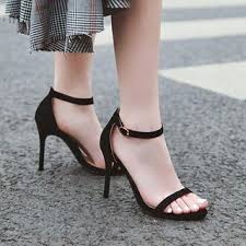 Open Toe Ankle Strap High Heel Sandals