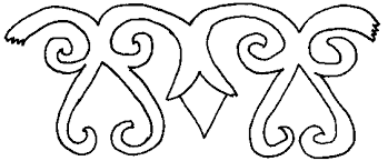 The effect is created when embroidering without. Viking Embroidery