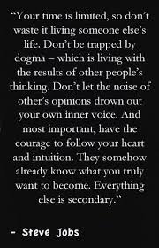 3 Your Time Is Limited So Don T Waste It Living Someone Else S Life Don T Be Trapped By Dogma Which Is Living With The Steve Jobs Quotes Job Quotes Words